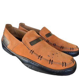 Michael Toschi CIS Equipped Loafers Tan Carbon Lite Tech Sz 9.5 | EU 42.5 | UK 8